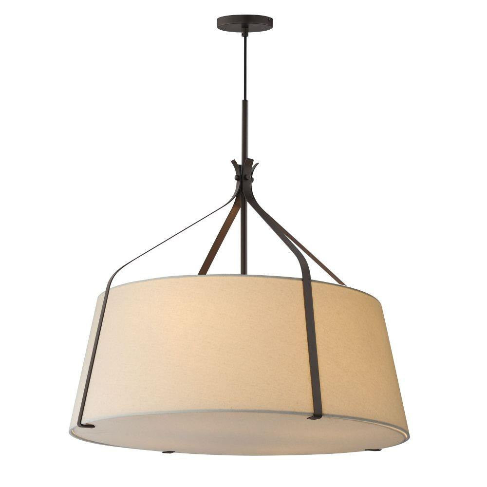 Maxim Lighting 16183WLNAB Bandera 4 Light Natural Aged Brass Pendant Ceiling Light