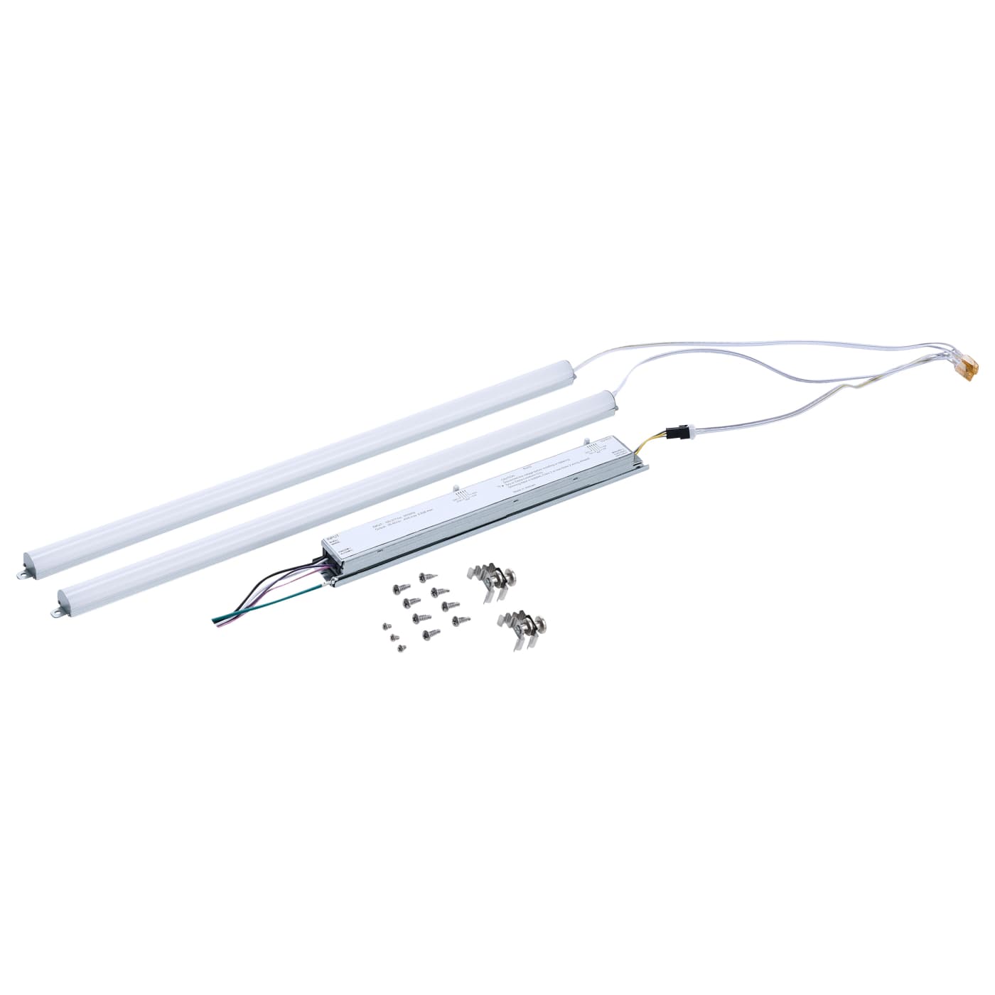 Nuvo 65-1330 2-Bars LED Light Bar Retrofit Kit with Selectable Wattage and Adjustable Color Temperature - Finish: Silver