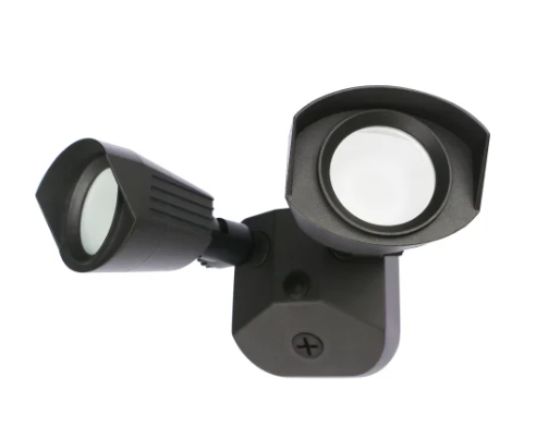 Nuvo 65-212 2 Light 4" Wide LED Commercial Flood Light with 2 lb Product Weight - 3000K Bronze Finish