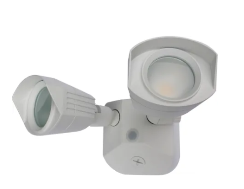 Nuvo 65-216 2 Light 4" Wide LED Commercial Flood Light with 2 lb Product Weight - 4000K White Finish