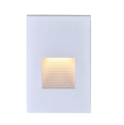 Nuvo 65-405 LED Step Light with 200L, 3000K, 3W White Finish