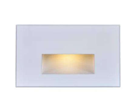 Nuvo 65-407 LED Step Light with 407 Lumens, 3000K, 5W - Dimmable White Finish