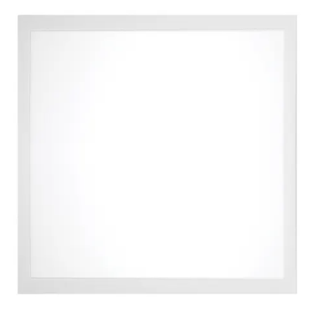 Nuvo 65-575R1 LED Backlit 24" Wide Emergency Backup Flush Mount Square Ceiling Fixture White Finish