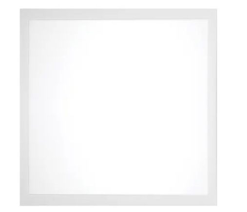 Nuvo 65-585R1 LED Backlit 24" Wide Emergency Backup Flush Mount Square Ceiling Fixture White Finish