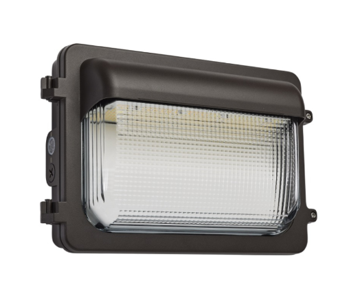Nuvo 65-884 LED Low Profile Wall Pack - Photocell - 30 | 45 | 60W - CCT Selectable - 120-277V - Bronze