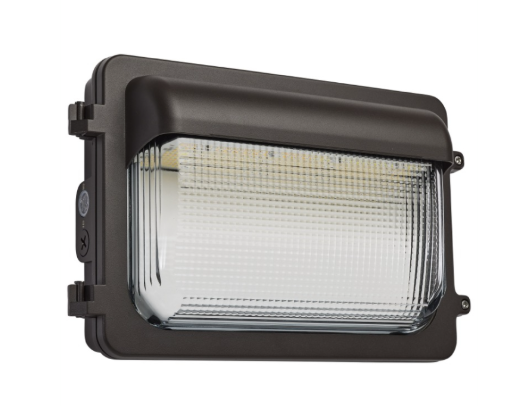 Nuvo 65-885 LED Low Profile Wall Pack - Photocell - 70 | 85 | 100W - CCT Selectable - 120-277V - Bronze