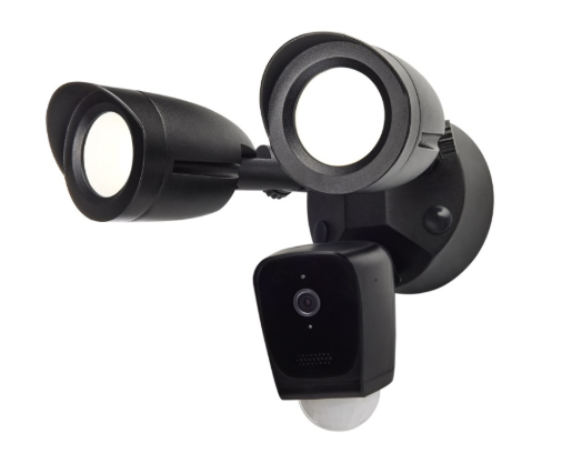 Nuvo 65-901 Bullet Outdoor SMART LED Security Light with Camera - Starfish Enabled - Black - 120-277V