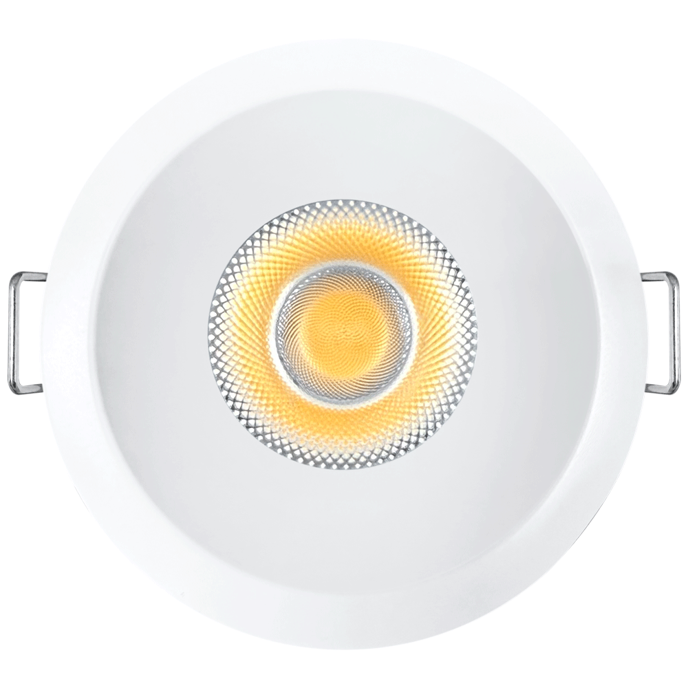 Lotus LED Lights L3G-RRW-WH-LW36-5C98 Tangra 3″ Gimbal Round Recessed Wide White Trim, Lens White, Beam Angle 36°, Multi-Color Temperature, CRI98