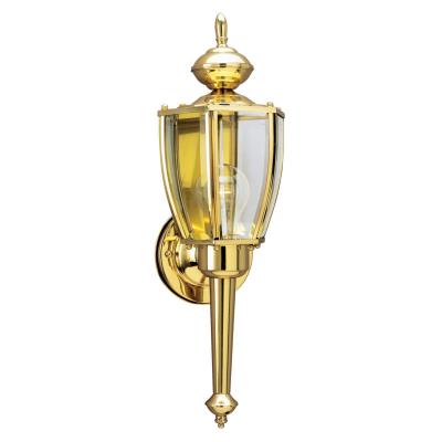 Westinghouse Lighting 6692400 1 Light Polished Brass Outdoor Wall Lantern