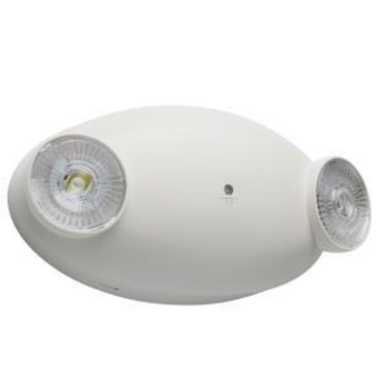 Nuvo 67-138 0.8W LED Dual Head Emergency Light Fixture - Non Dimmable - 5700K