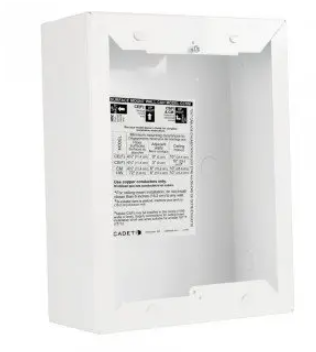 Cadet 69111 Com-Pak Surface Mount Wall Can, White