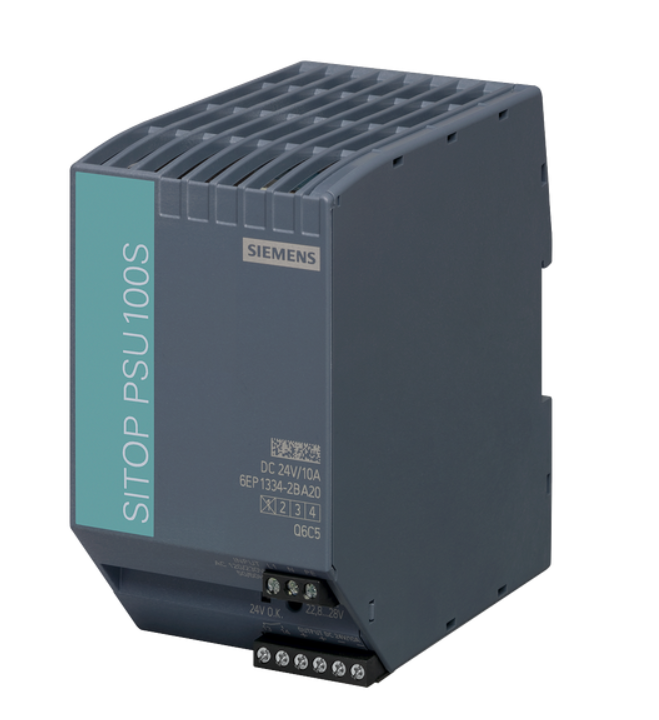 Siemens 6EP13342BA20 POWER SUPPLY AC/DC 24V 10A 100-240V DIN RAIL MOUNT SITOP