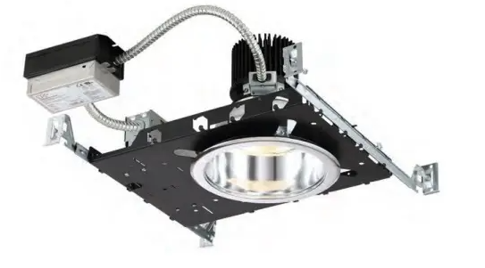 Eurofase Lighting 6NC-25-35-4-1-L-S-WM 6-in 25W Recessed White Lighting Kit, 120V, 3500K, 41LSWM