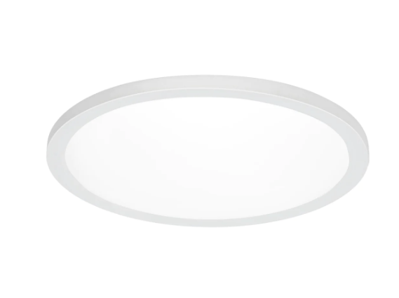 Feit Electric 74206/6WYCA 7.5" Universal Round Flat Panel Ceiling Downlight, Multi-Color Temperature, Wattage 10.5W, Voltage 120V, White Finish