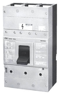 Siemens E3RJXD63B400 Low Voltage Molded Case Circuit Breaker, 600 VAC, 400 A, 25 kA Interrupt, 3 Poles, Thermal/Magnetic Trip