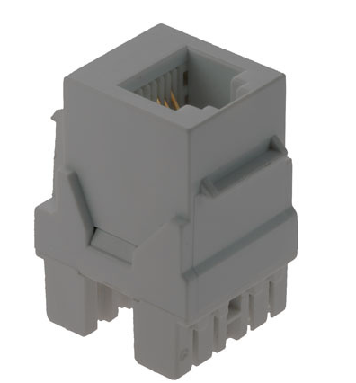 Legrand ACRJ25M1 Adorne RJ25 Phone Jack, Magnesium