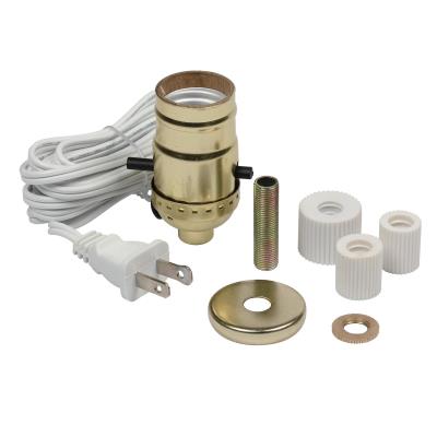 Westinghouse Lighting 7002500 Make-A-Lamp Kit Brass-Plated Bottle Adapter