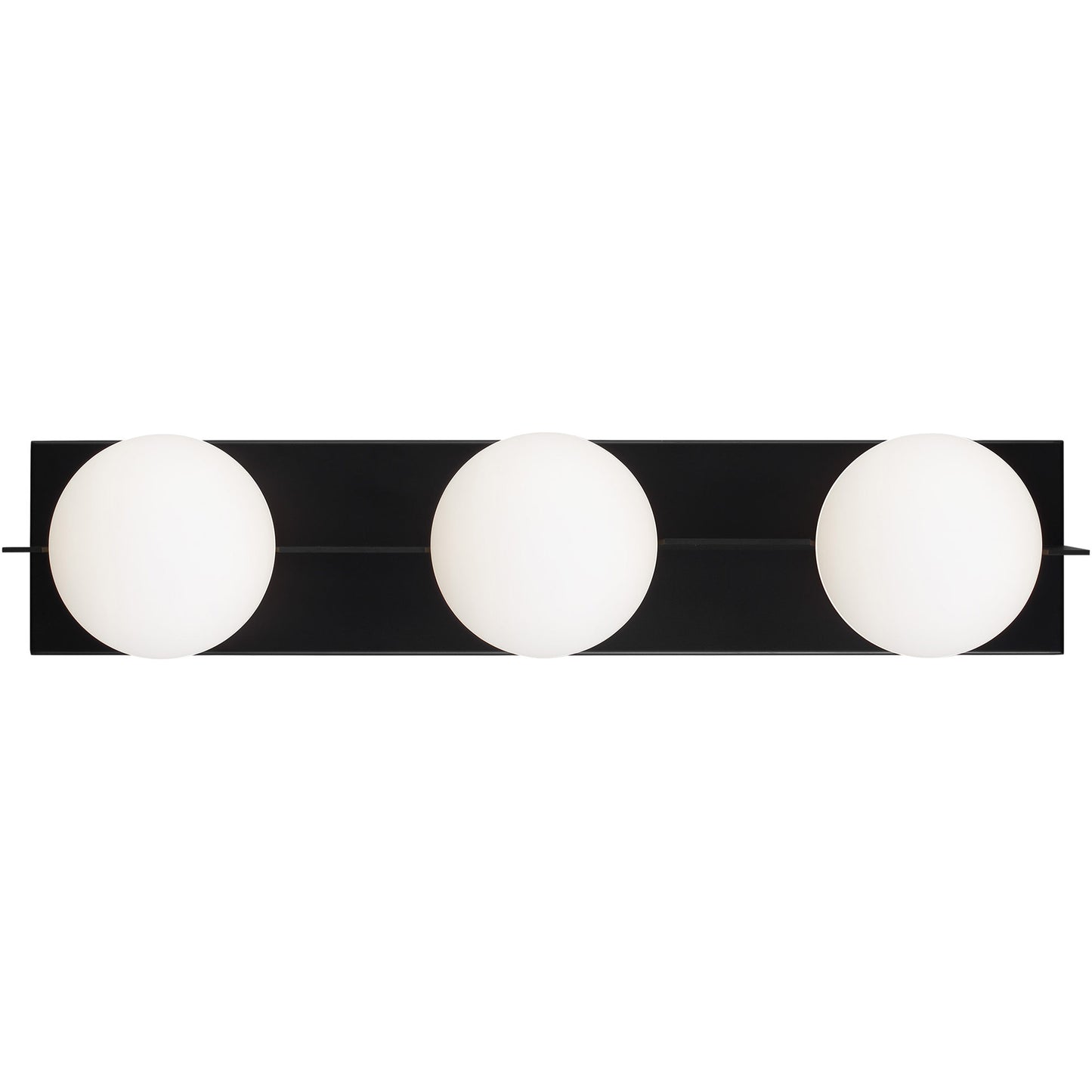 Visual Comfort Architectural 700BCOBL3B Sean Lavin Orbel LED 24 inch Matte Black Bath Light Wall Light in Incandescent, 15W