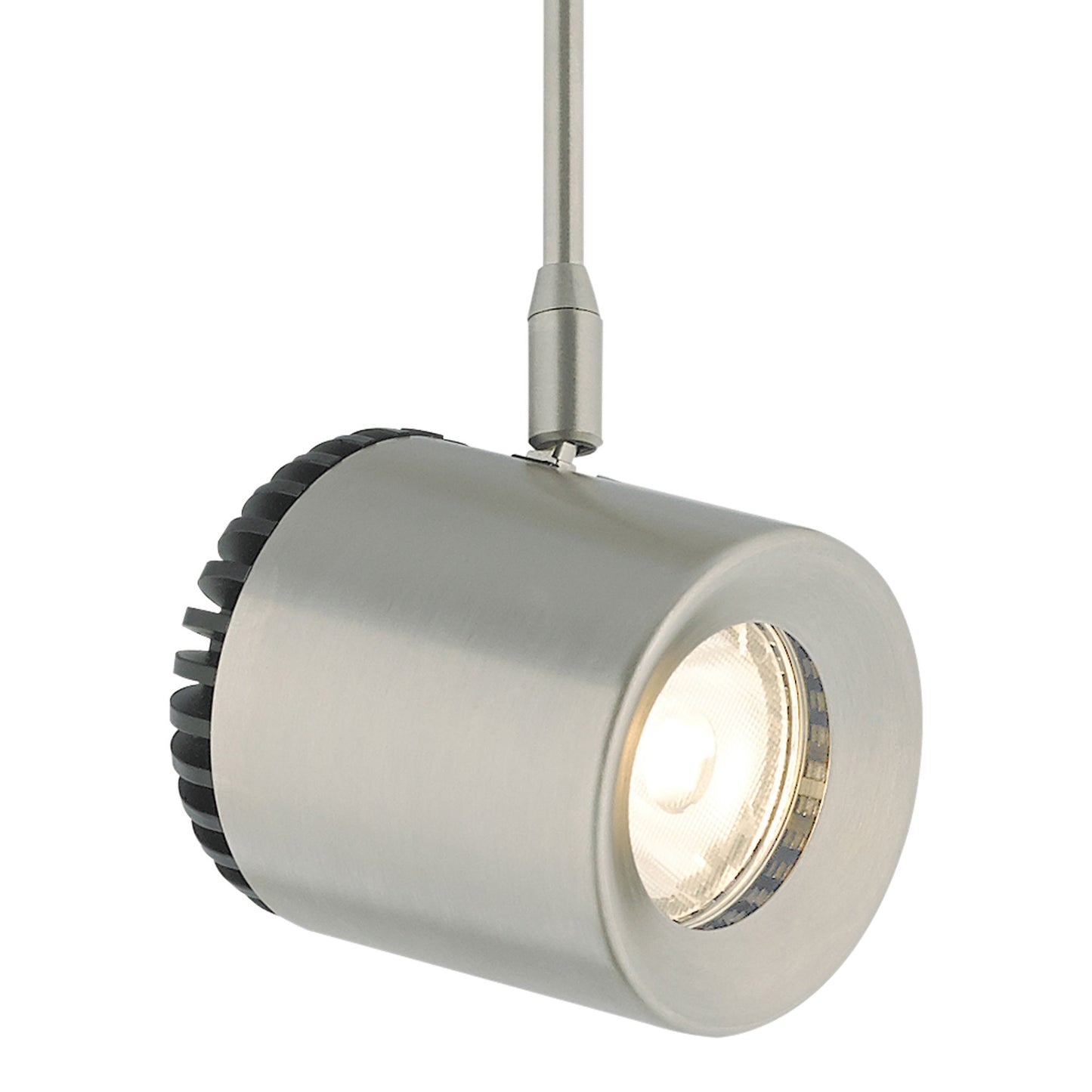 Visual Comfort Architectural 700FJBRK8273503S Modern 3” Sean Lavin LED Freejack Burk Head Track Ceiling Light, Color Temperature 2700K, Beam Spread 35°, 80 CRI, Satin Nickel Finish