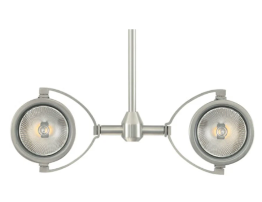 Visual Comfort Architectural 700WMOELT12Z 12" Elton Head Wall Monorail Spotlight - Antique Bronze - Requires 2 x 35W Max MR16 Lamps - Dimmable