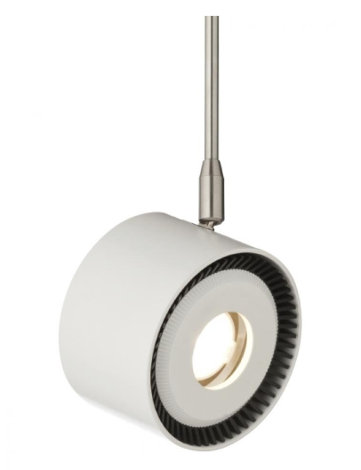 Visual Comfort Architectural 700FJISO8305018W-LED Sean Lavin ISO 1 Light 12 White Low-Voltage Track Head Ceiling Light in FreeJack, LED 80 CRI 3000K, 50 Degree, 18 inch