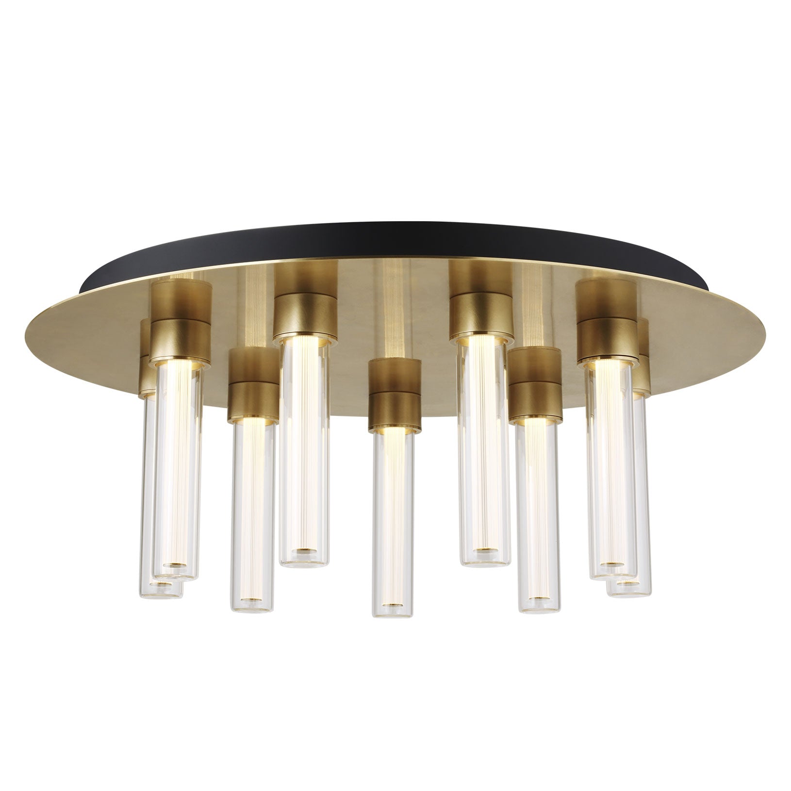 Visual Comfort Architectural 700FMKLA22NB-LED927-277 Sean Lavin Kola LED 22 inch Flush Mount Ceiling Light LED, 90 CRI, Color Temperature 2700K, Voltage 277V, Integrated LED, Natural Brass Finish