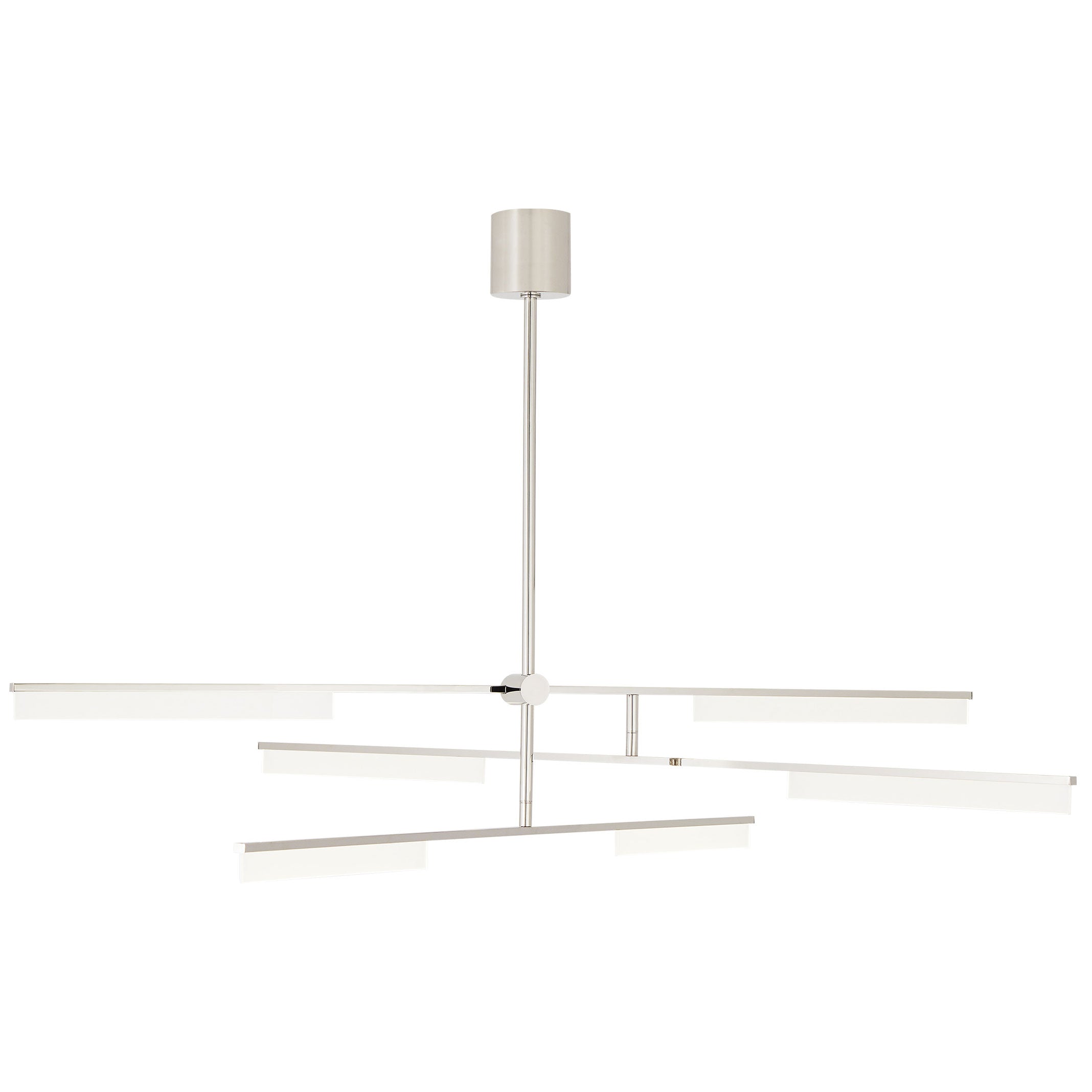 Visual Comfort Architectural 700KLE6N-LED930 Klee LED Chandelier, Voltage 120V, Lumens: 3490, Color Temperature 3000K, Polished Nickel Finish