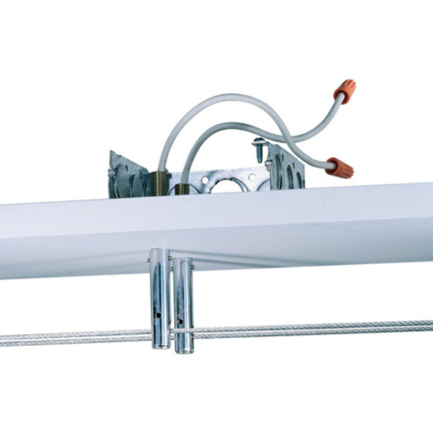 Visual Comfort Architectural 700KPFSO12S Kable Lite Power Feed Standoffs - Satin Nickel - 2.5" & 12" Lengths - Pair