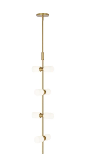 Visual Comfort Architectural 700MDP3GRS – 700MDP3 ModernRail 8-lt LED Surface Glass Orbs Pendant