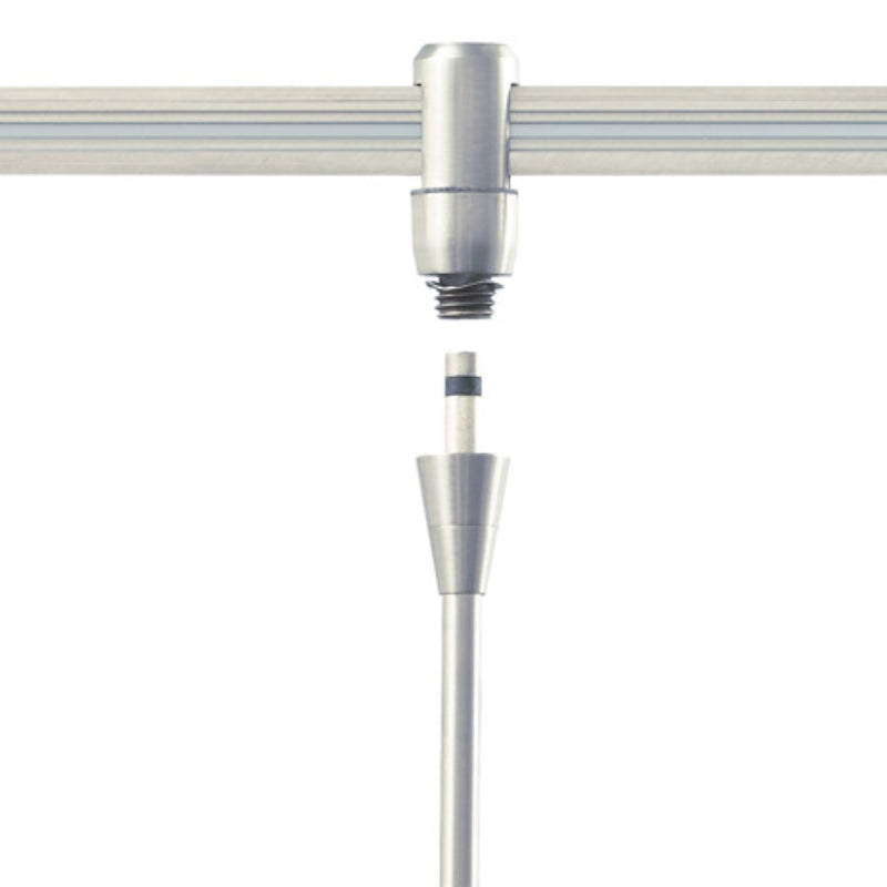 Visual Comfort Architectural 700MOCHEDR Modern One Circuit Monorail Freejack Connector - Finish: Aged Brass