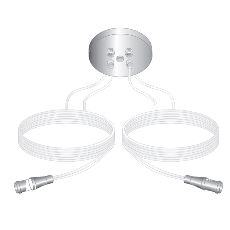 Visual Comfort Architectural 700MOPCEN4S Monorail Dual Feed Center Power Feed