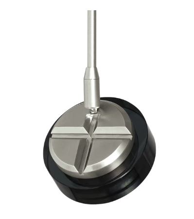 Visual Comfort Architectural 700MPBRM9303008KS 700MPBRM 3" LED Brim Head 8" Stem with Monopoint Canopy, Finish: Satin Nickel/Transparent Smoke