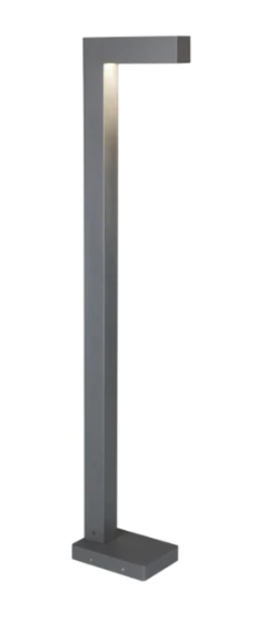 Visual Comfort Architectural 700OBSTR83042CHUNV2LF Strut 42" Tall Outdoor LED Bollard, CCT 3000K, Charcoal Finish