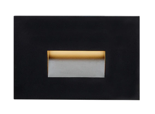 Visual Comfort Architectural 700OSIKN92730B120 Ikon 6" LED Outdoor Step Light, Selectable CCT, 120V, Black Finish