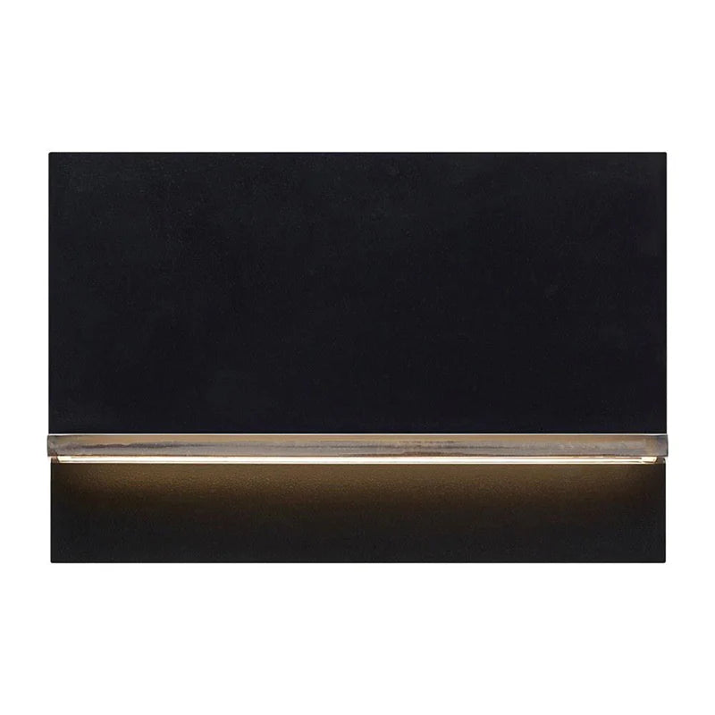 Visual Comfort Architectural 700OSWEND92730B12 Wend 6" 12V LED Outdoor Wall/Step Light Black, Selectable CCT 2700K/3000K