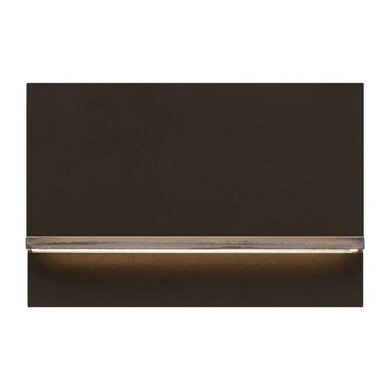 Visual Comfort Architectural 700OSWEND92730Z12 Wend 6" 12V LED Outdoor Wall/Step Light Bronze, Selectable CCT 2700K/3000K