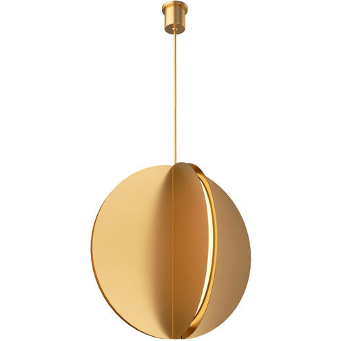 Visual Comfort Architectural 700TDBAU28NB-LED930 Sean Lavin Bau LED 28 inch Natural Brass Pendant Ceiling Light, Integrated LED