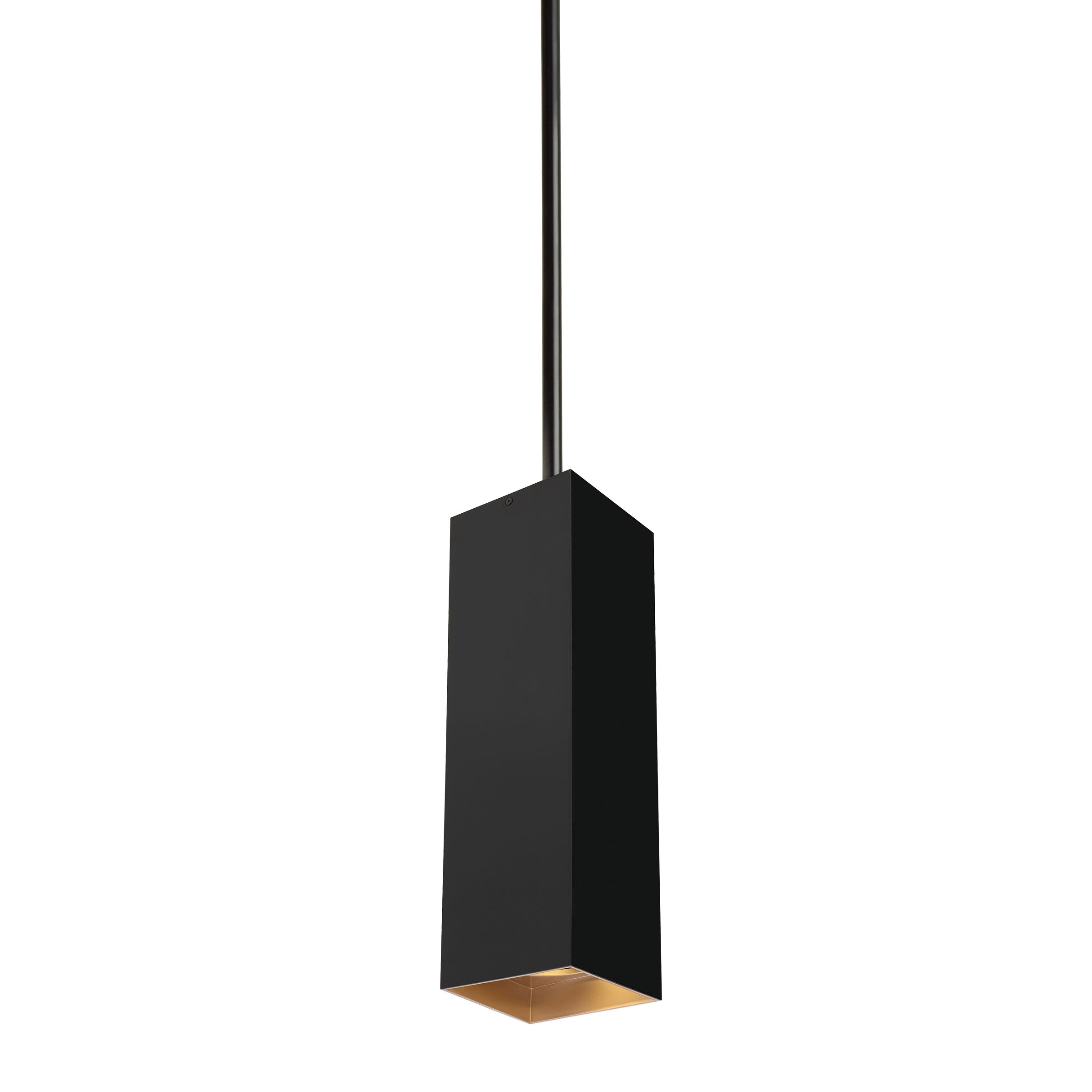 Visual Comfort Architectural 700TDEXOP184860BG-LED935 Sean Lavin Exo LED 5.2 inch Gold Haze Pendant Ceiling Light in LED 90 CRI 3500K, 60 Degree, Matte Black/Gold Haze, 48 inch, Integrated LED, 14W, 120-277V