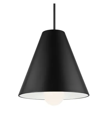 Visual Comfort Architectural 700TDJNIB-LED930 Joni Single Light 17" Wide LED Pendant Fixture Light, 12.5W, 3000K