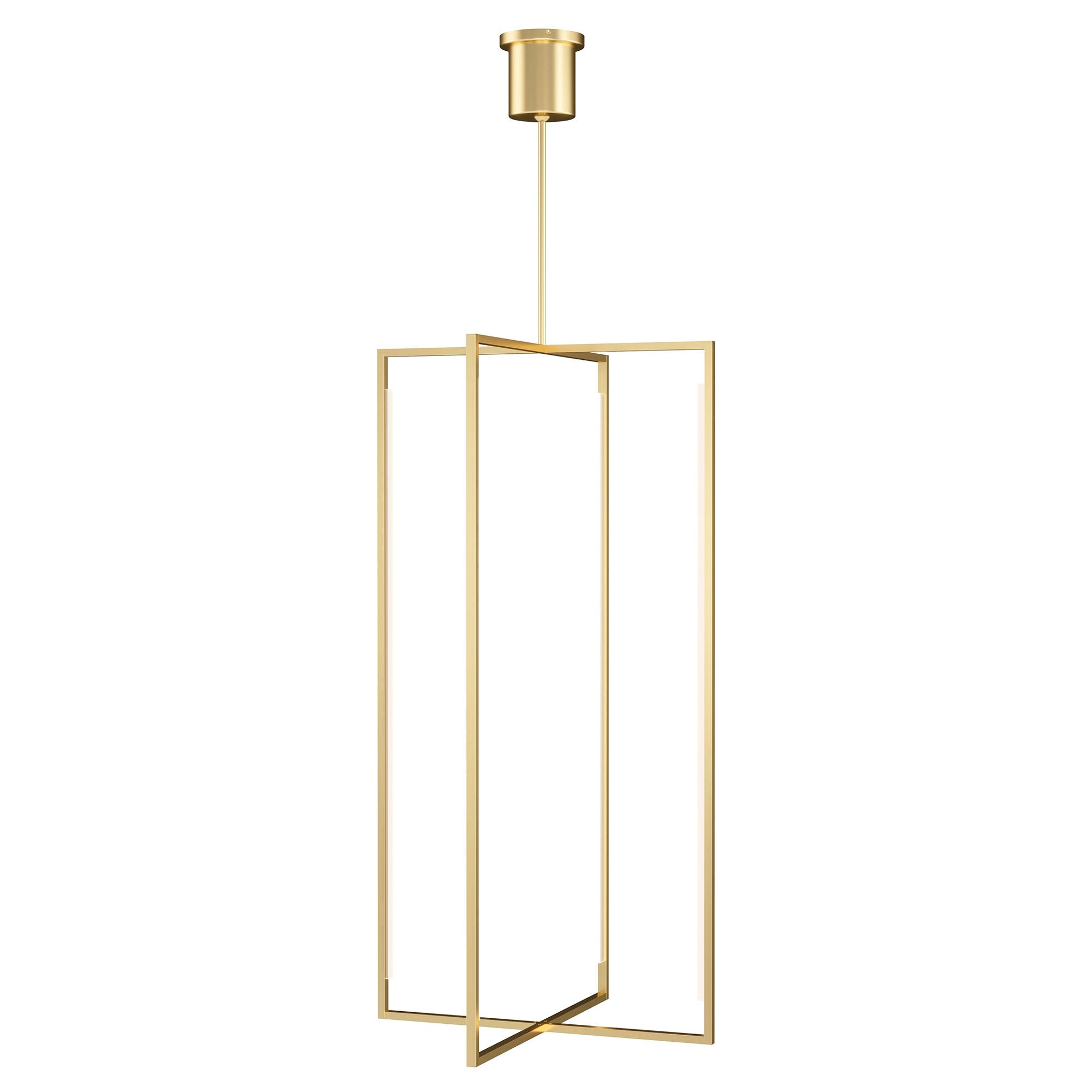 Visual Comfort Architectural 700TDKNW42NB-LED930 Sean Lavin Kenway LED 28 inch Natural Brass Pendant Ceiling Light, Integrated LED, 57W, 3000K