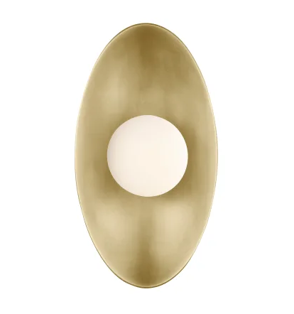 Visual Comfort Architectural 700WSJNI16BR-LED930 Joni Single Light 16" Tall LED Outdoor Wall Sconce Light, 12.2W, 3000K