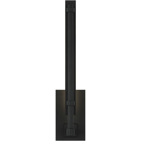 Visual Comfort Modern Collection 700BCKAL13B-LED930-277 Sean Lavin Kal Nightshade Black LED Bath Wall Light 8.6W 3000K