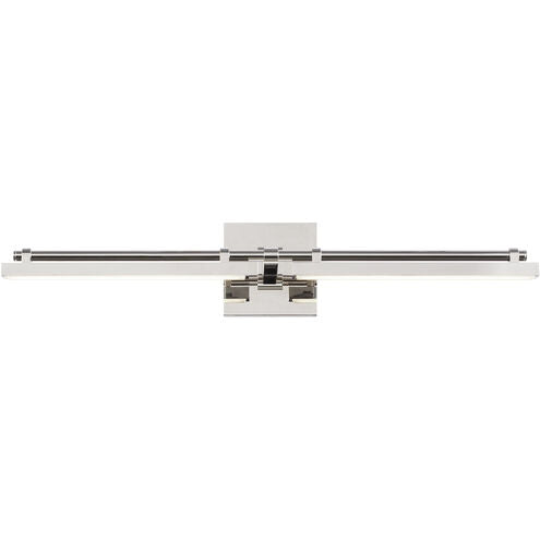 Visual Comfort Modern Collection 700BCKAL24N-LED930 Sean Lavin Kal 24 Inch Polished Nickel LED Bath Light 19.8W 3000K