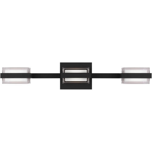 Visual Comfort Modern Collection 700BCKMD3HB-LED930 Sean Lavin Kamden 22.5 Inch Nightshade Black LED Bath Vanity Light 3000K