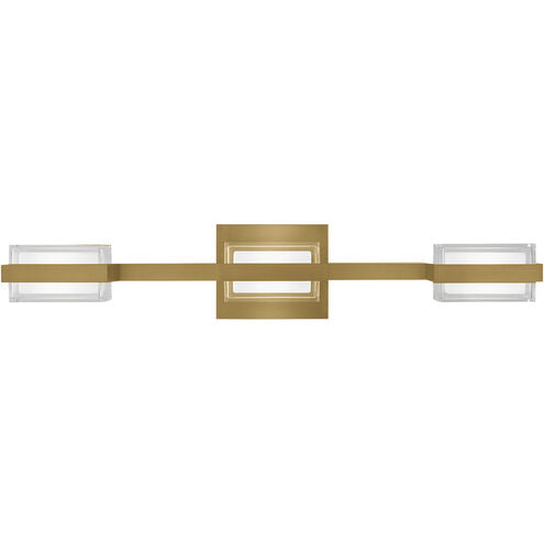 Visual Comfort Modern Collection 700BCKMD3HNB-LED930-277 Sean Lavin Kamden 22.5 Inch Natural Brass LED Bath Vanity Light 3000K