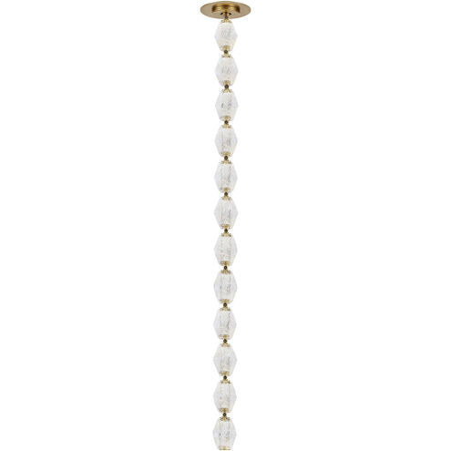 Visual Comfort Modern Collection 700CLR36N-LED927R-277 Sean Lavin Collier Polished Nickel Pendant Remote Lamping LED 12.3W 2700K