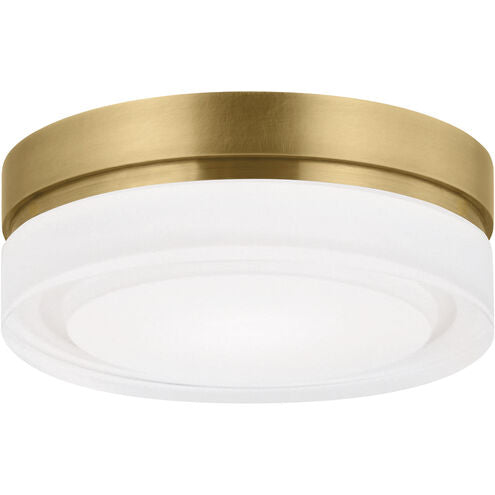 Visual Comfort Architectural 700CQSNB-LED Modern Sean Lavin Cirque Small 6" LED Flush Mount Ceiling Light CCT 2700K - Finish Natural Brass