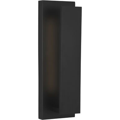 Visual Comfort Modern Collection 700OWNTE17B-LED930 Sean Lavin Nate LED 17 inch LED Outdoor Wall Sconce Black
