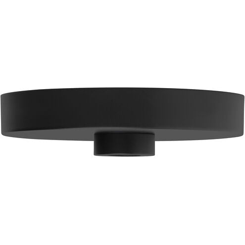 Visual Comfort Modern Collection 700SHLCNPY6NBK Nightshade Black Line-Voltage Shallow Canopy