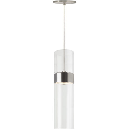 Visual Comfort Modern Collection 700TDMANMCLS-LED930-277 Sean Lavin Manette LED Satin Nickel Pendant Light 8.5W 3000K